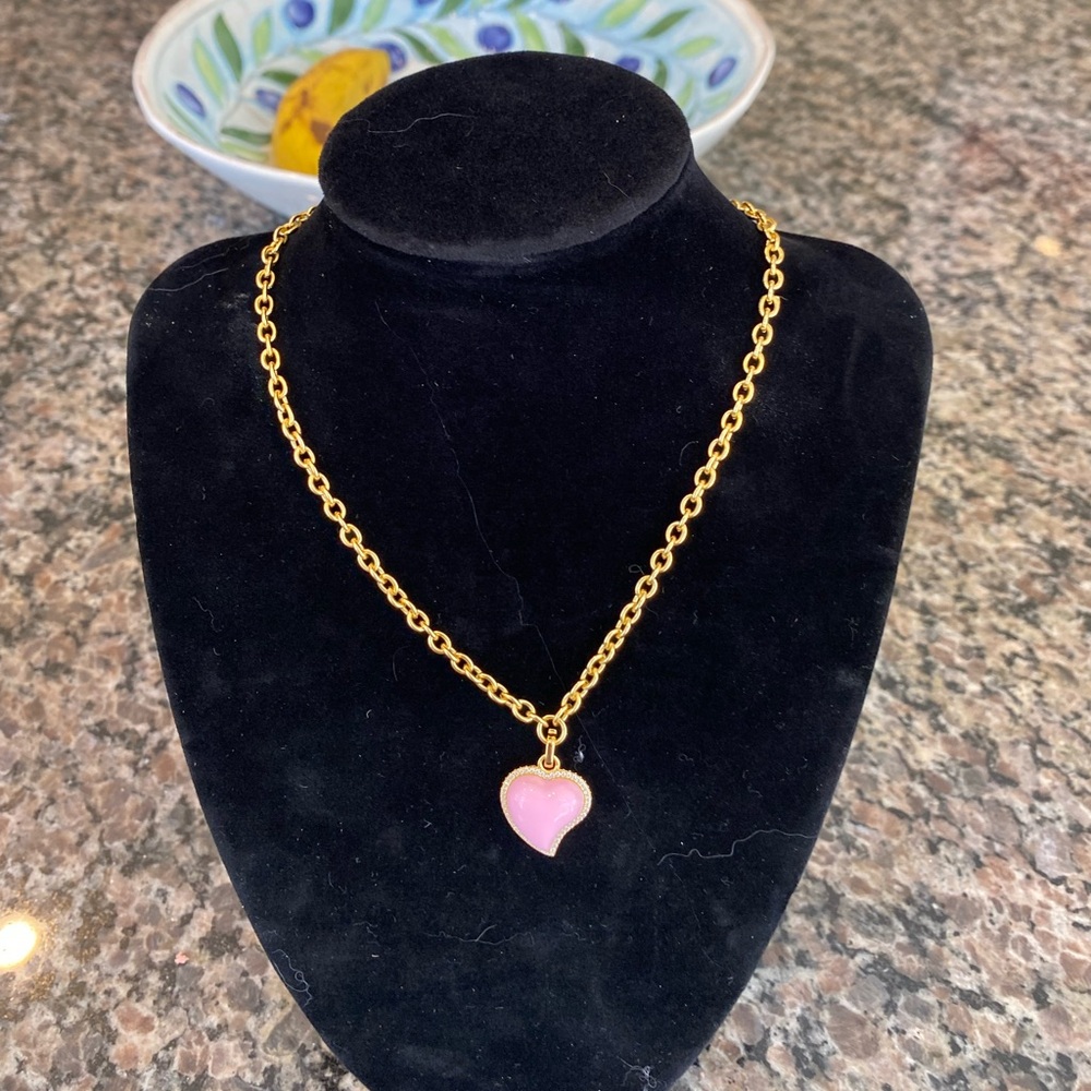 Gold Heart Ramla Pendant Necklace